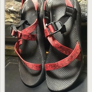 Chaco women sandals red